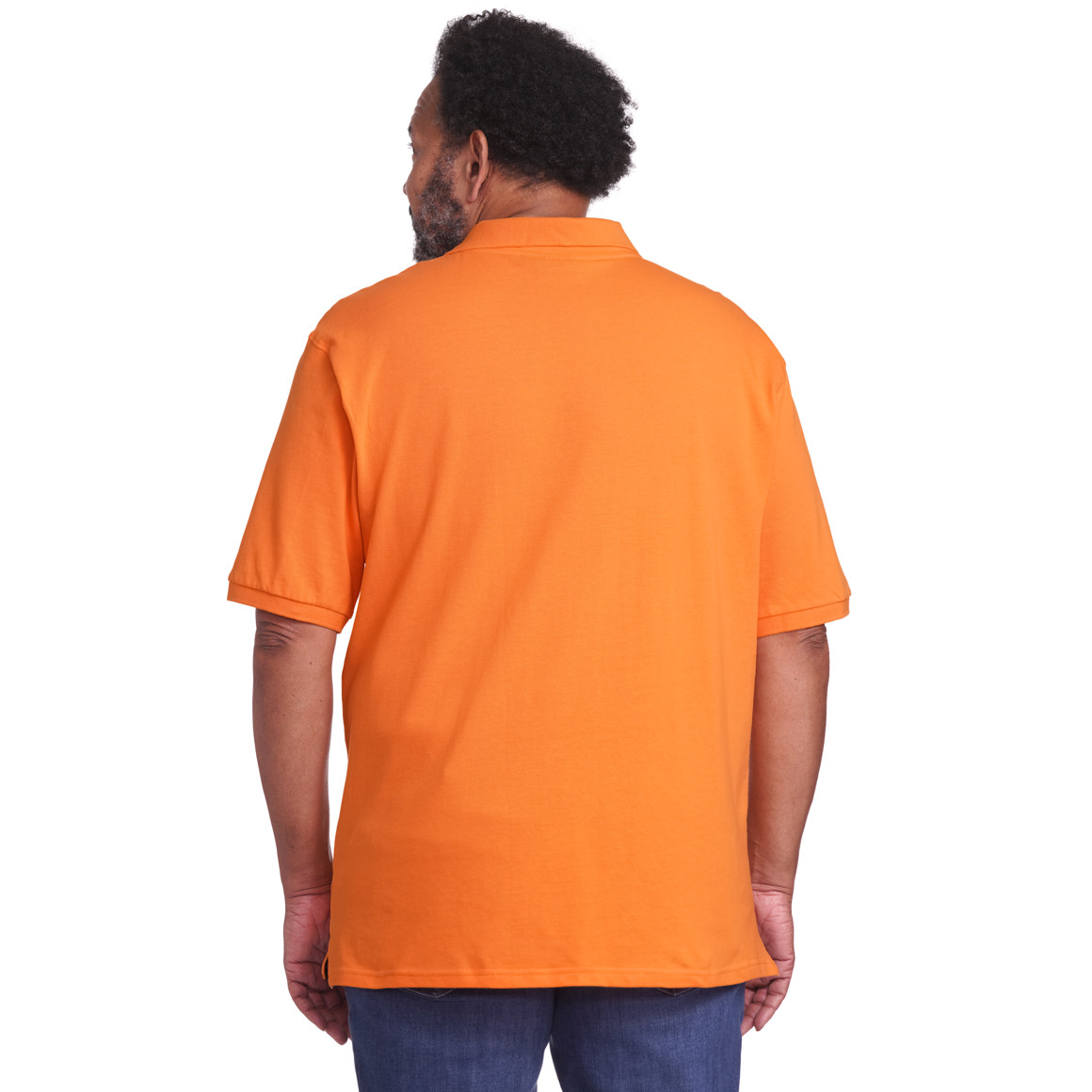 VanVaan Herren Poloshirt in Piqué-Qualität orange