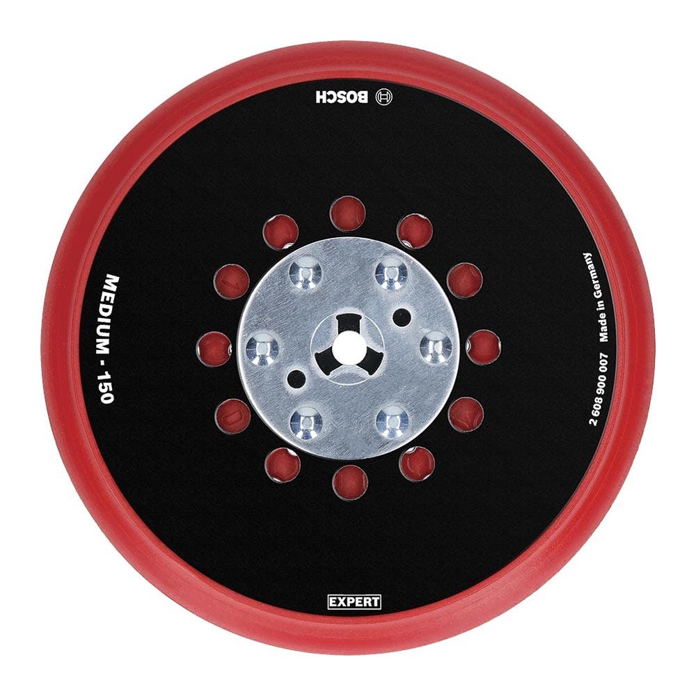 BOSCH 150mm Medium Hook & Loop Random Orbital Sander Backing Pad - Universal 2.608.900.007