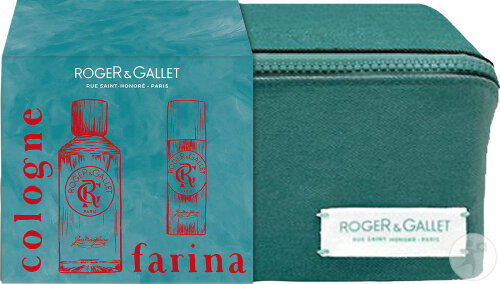 Roger&Gallet Coffret Trousse Jean Marie Farina Eau De Cologne 100ml + Déodorant 50ml Offert 1 Set