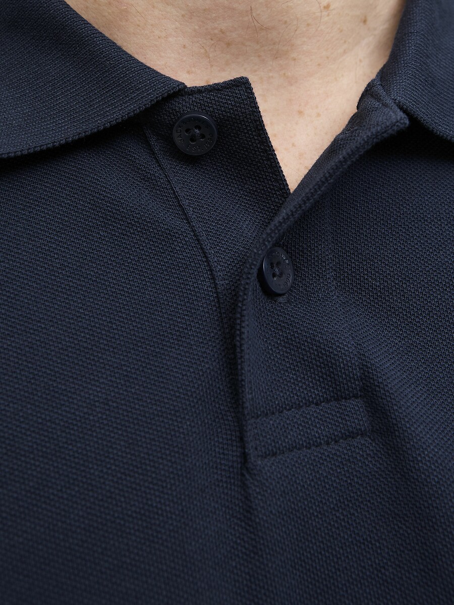 JACK & JONES<br>Camisa polo de manga curta, logotipo pequeno