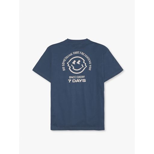 7 DAYS Active Organic Boxy Fit T-shirt, Dark Denim, XL