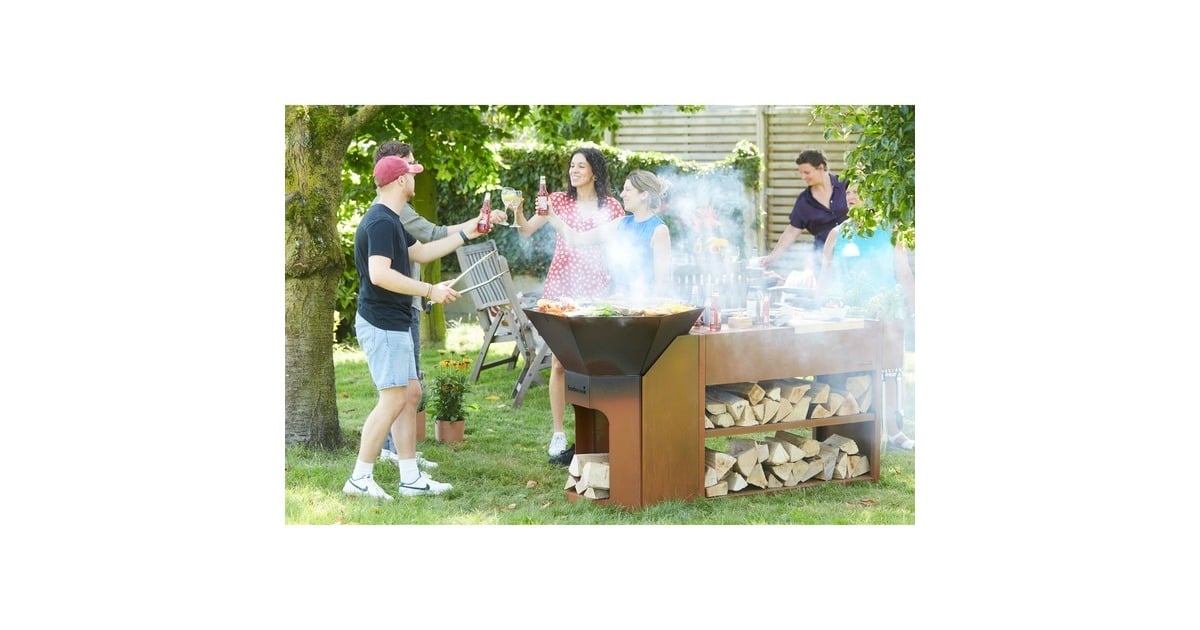 BarbecookNestor Buddy uit cortenstaal tafel