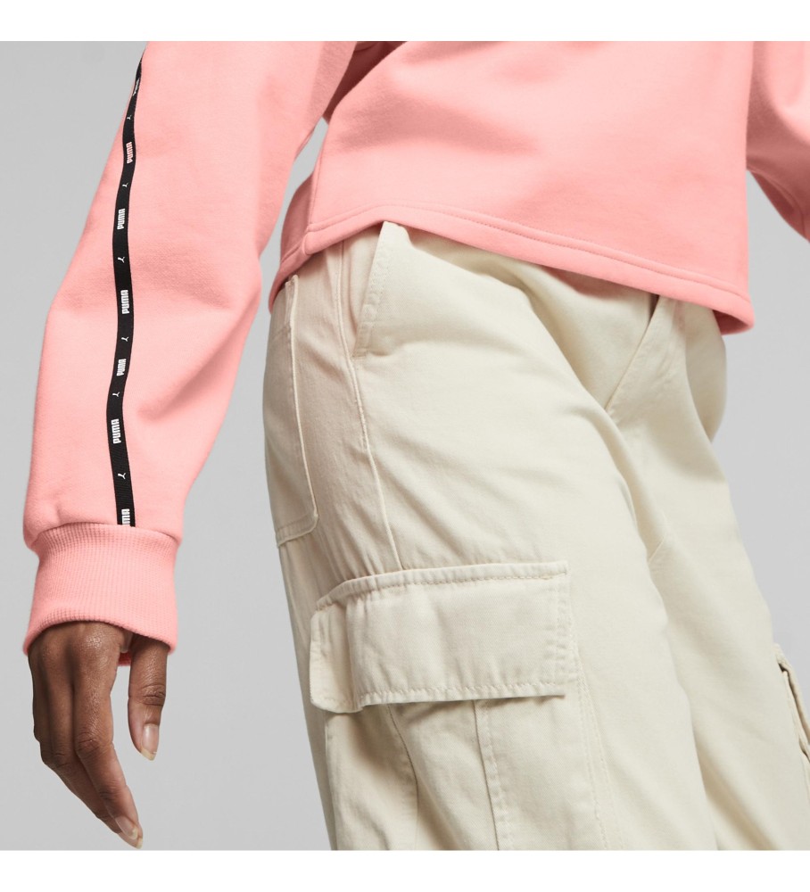 Puma Sudadera Essential Tape rosa
