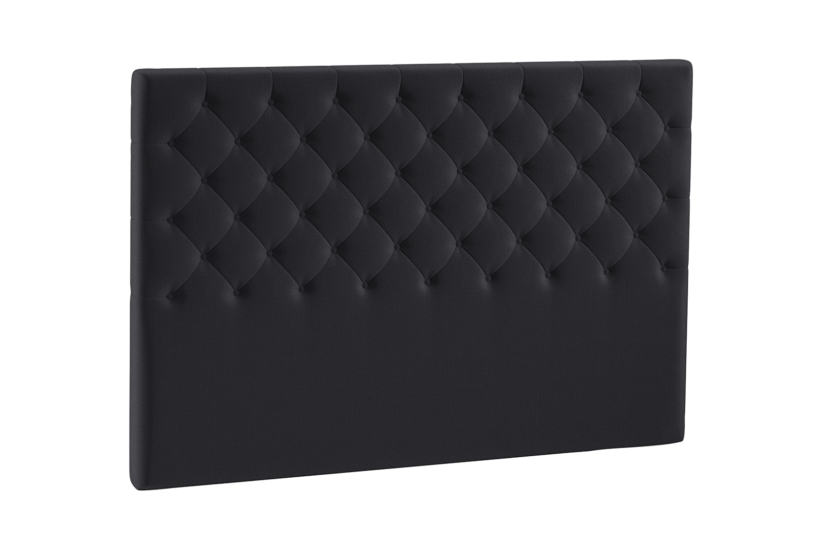 Roma sengegavl 180 cm bredde i tekstil Nordic black