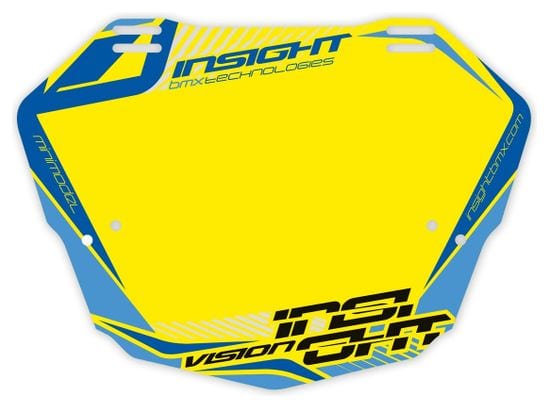 Plaque Insight Vision 2 Mini/Cruiser Jaune/Bleu