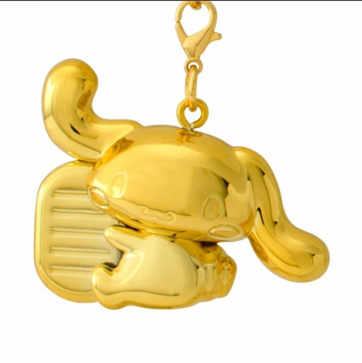 Sanrio - Cinnamoroll Gouden Sleutelhanger