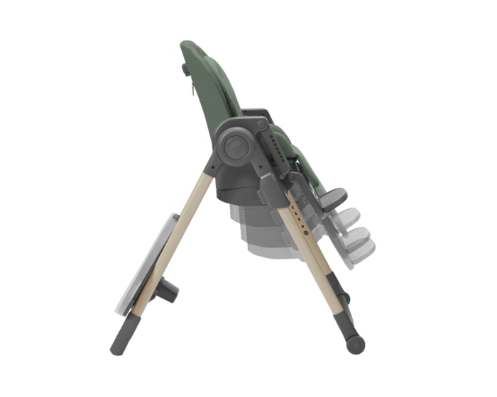Minla Hochstuhl 0 - 14 Y   0 - 60 kg    Ab der Geburt bis zum Alter von 14 Jahren  |    Einfach zu reinigen  |    Kompakter Faltmechanismus |    Einfach verstellbar  |