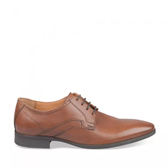 Derbies MARRON B-BLAKE CUIR