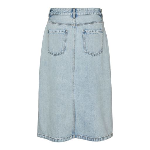 Vero Moda Beate Denimnederdel, Light Blue Denim, S