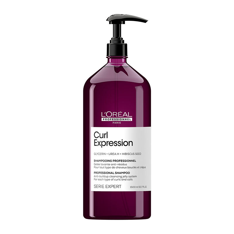 Gelée lavante anti-résidus pour cheveux bouclés ou crépus Curl Expression 1500ml