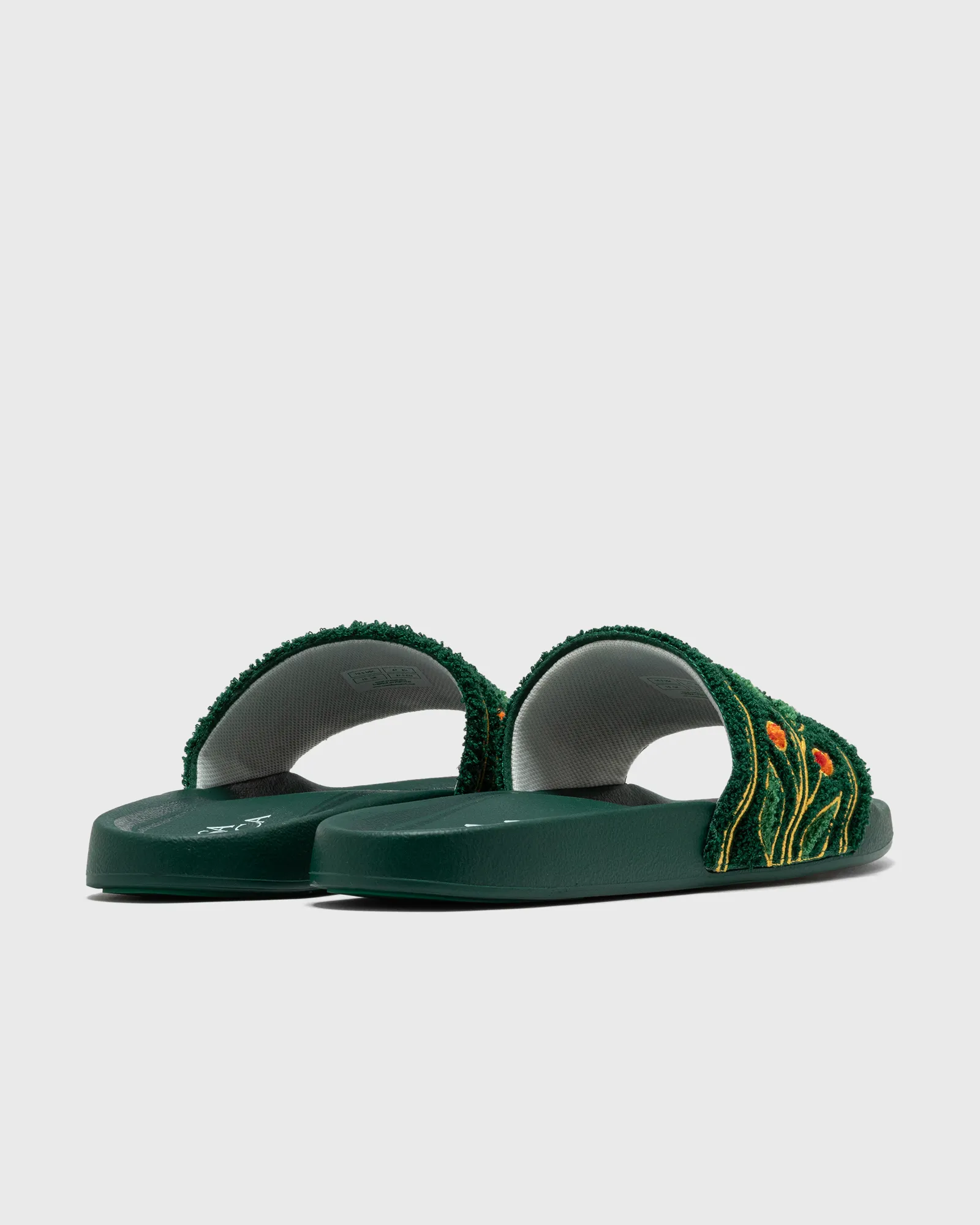 Casablanca EMBROIDERED TERRY SLIDER
