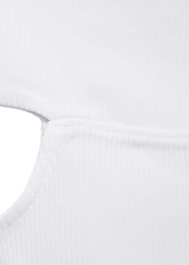 MANGO Off-shoulder top White