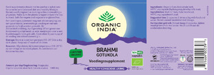Organic India Brahmi Gotukola Capsules 90CP