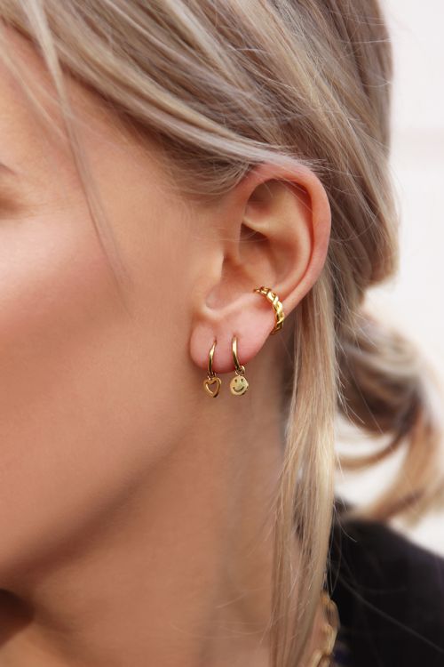Ear cuff gevlochten