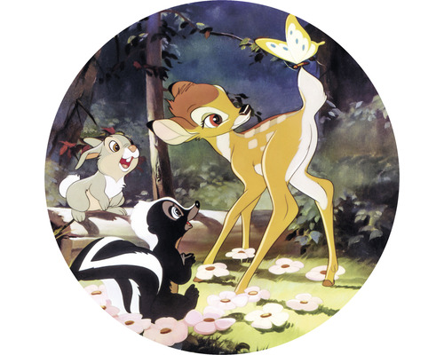 Zelfklevend fotobehang DD1-045 Dot Disney Bambi Butterfly Ø 125 cm