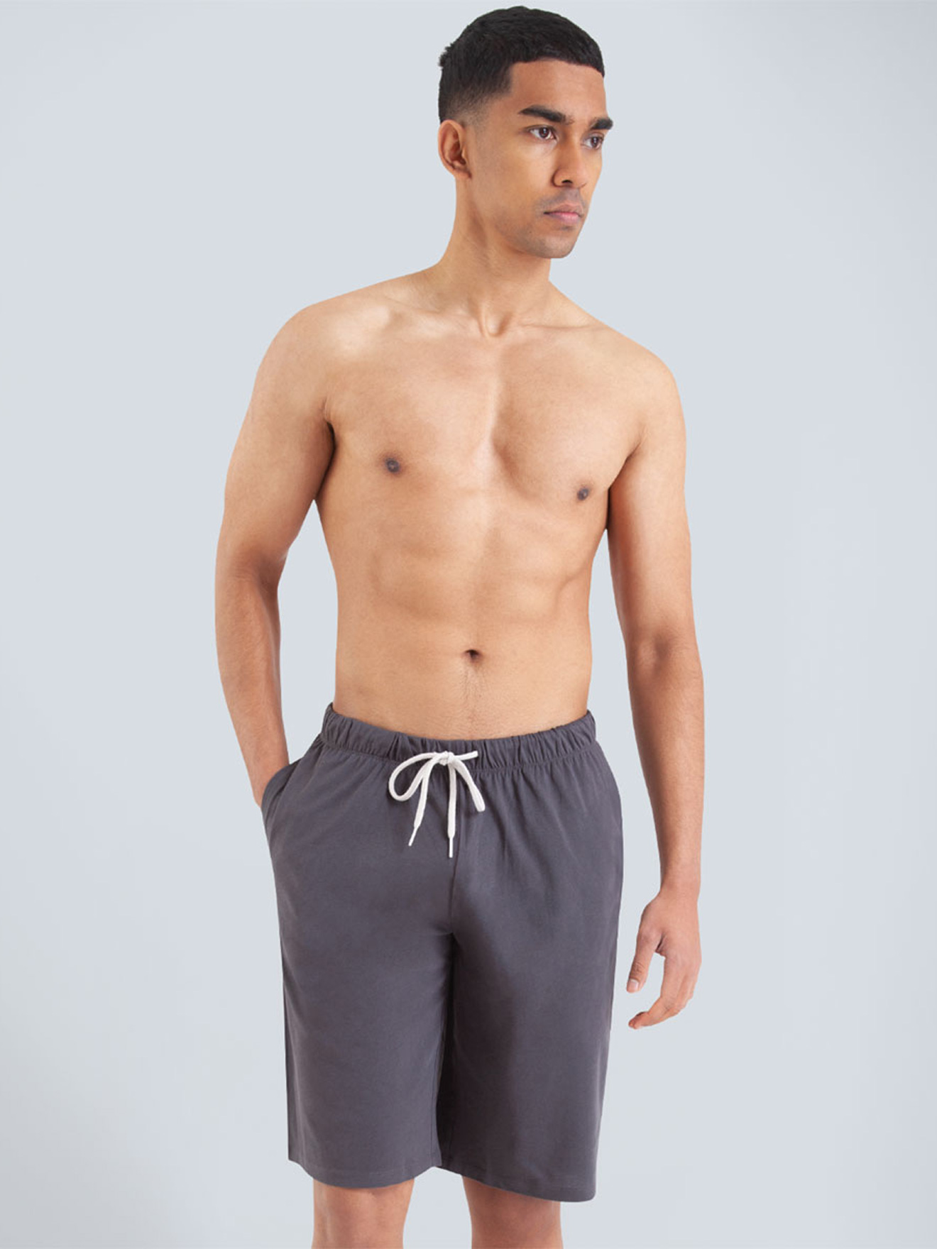 Pyjashort col rond Rayures