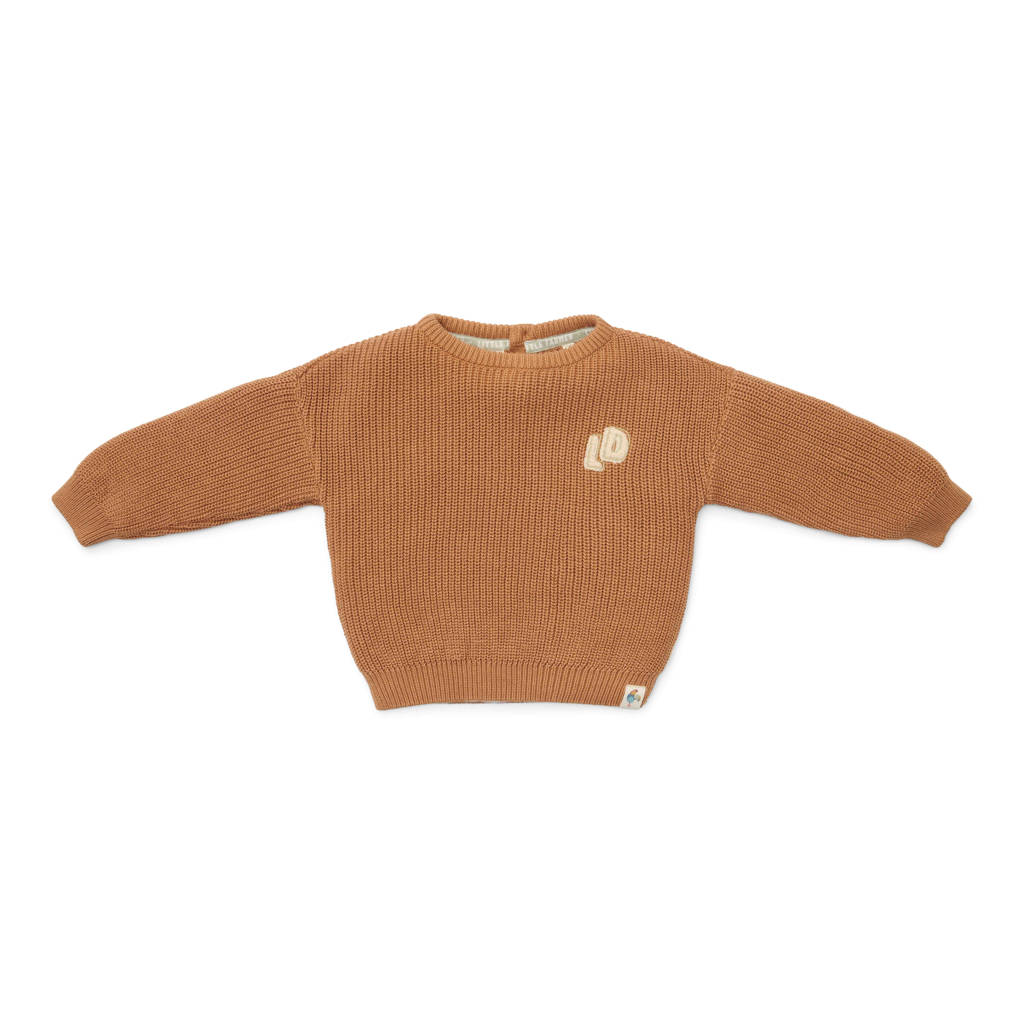Little Dutch gebreide trui bruin