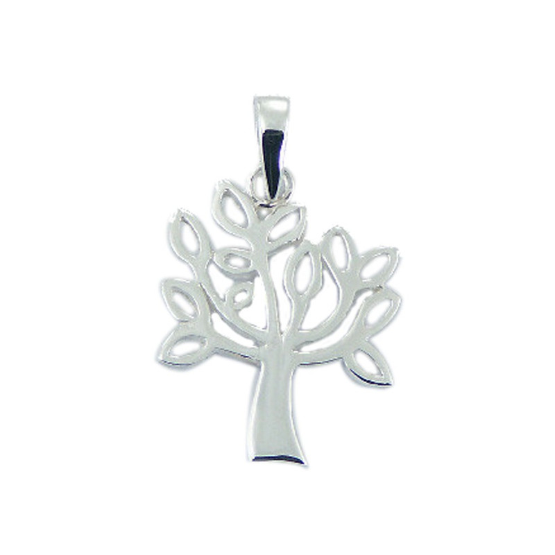 Pendentif arbre en argent avec attache