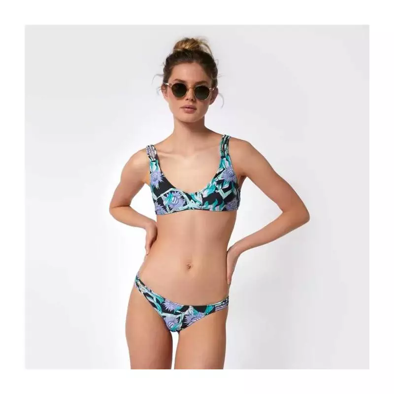 Bikini top MYSTIC Flora Turquoise