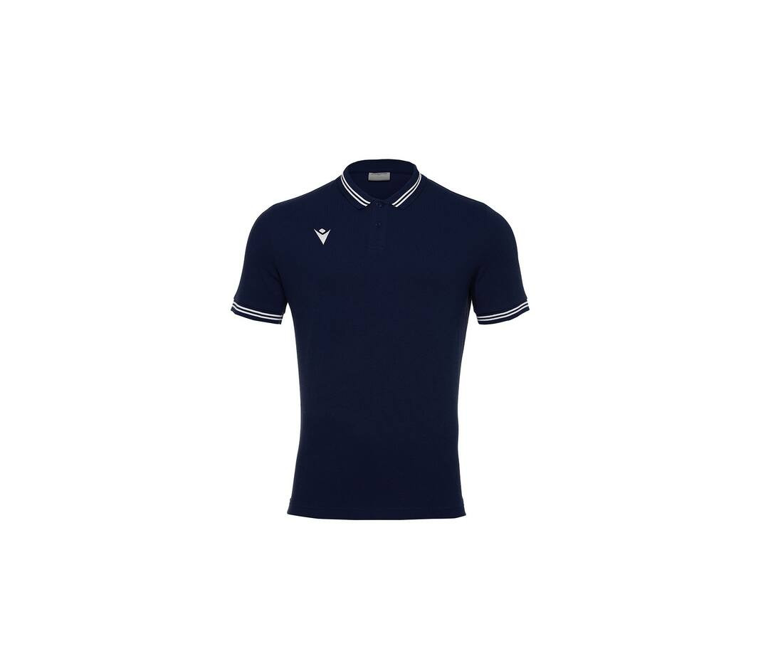 MACRON MA9332J - Polo Enfant Élégant à Bandes Contrastées