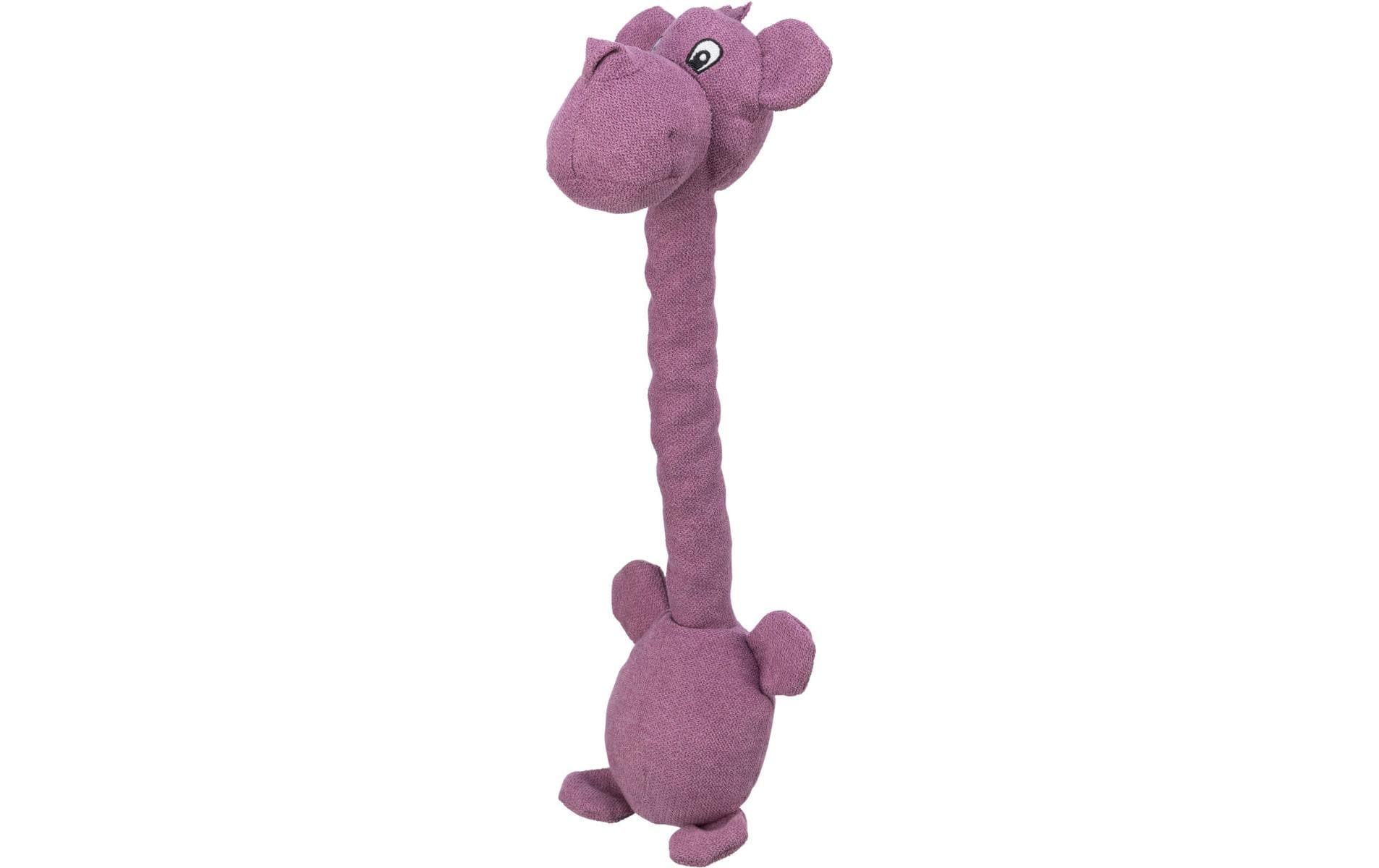 Hunde-Spielzeug Nilpferd, 50 cm, PinkPlüschtier