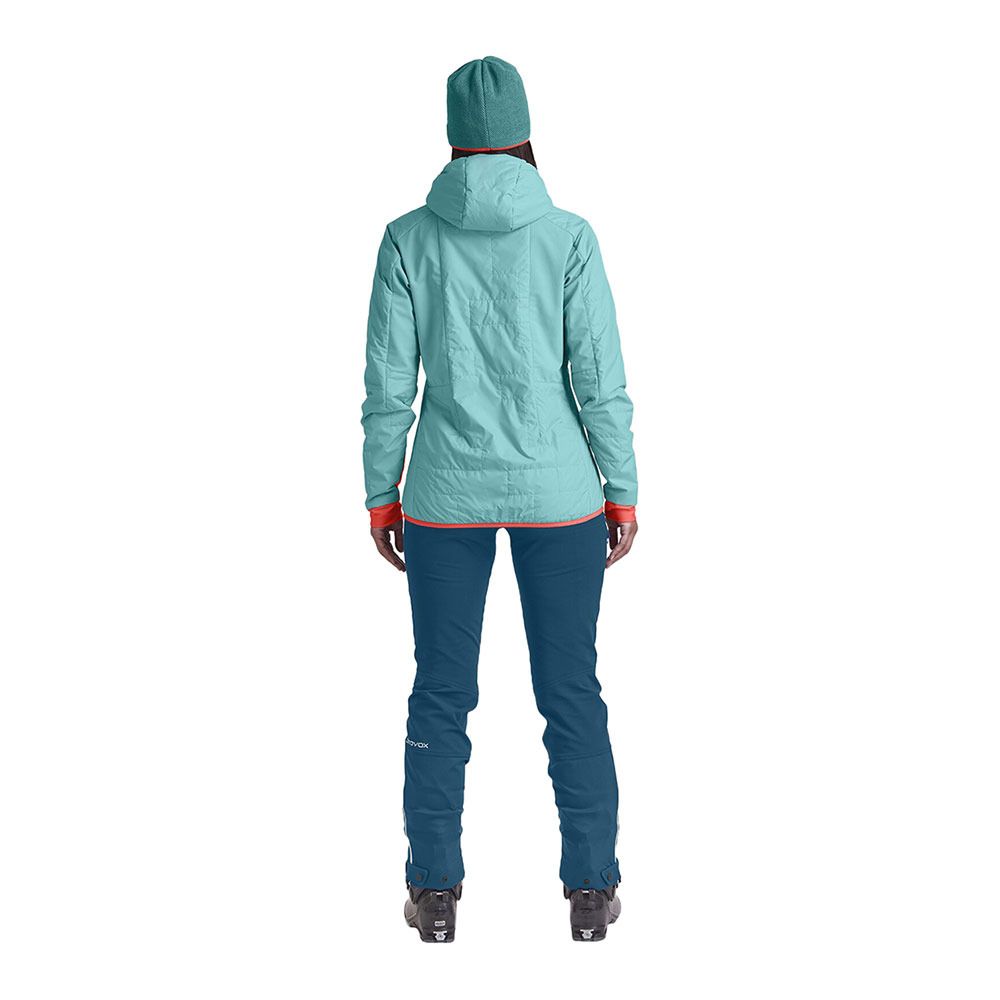 Ortovox SWISSWOOL PIZ BOÈ - Veste ski Femme ice waterfall