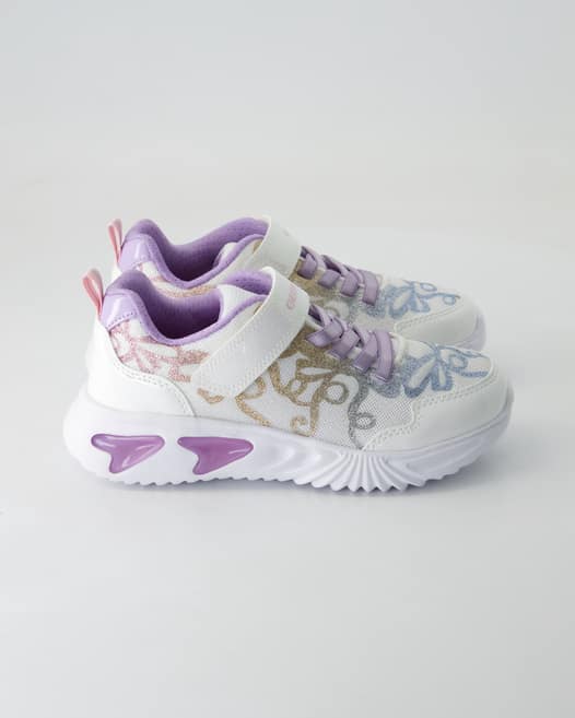Geox Assister Girl Sneaker in Beige