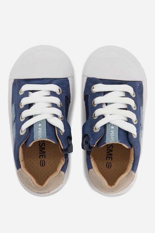 Shoesme Sneakers blauw Leer