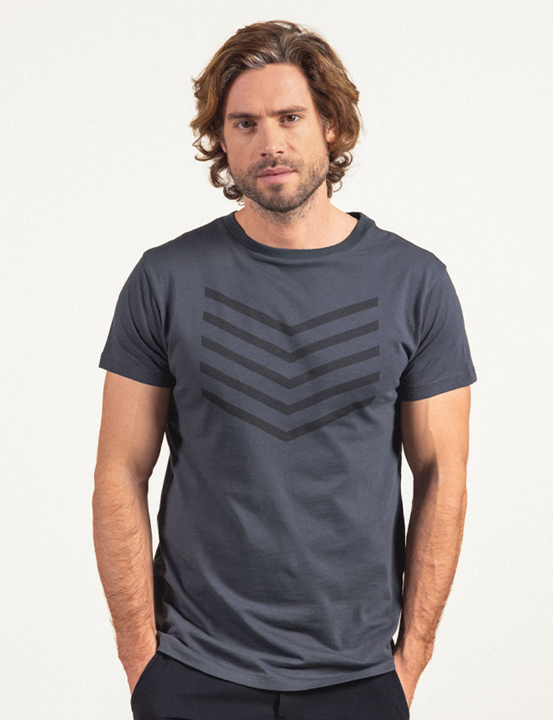 HBT BASICS | HAILEY T-SHIRT DYE WASHED ANTHRACITE