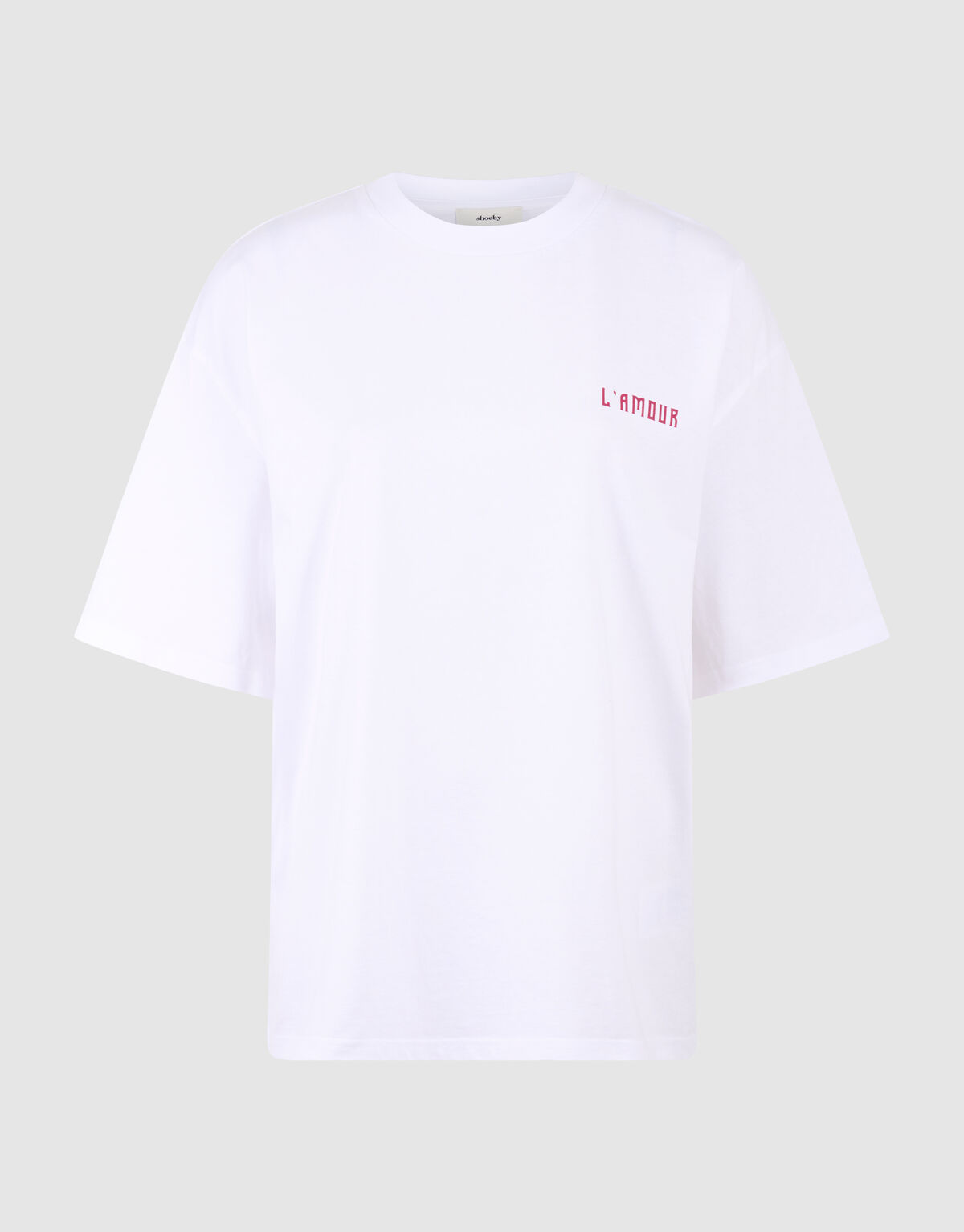 L'amour Artwork T-shirt Wit