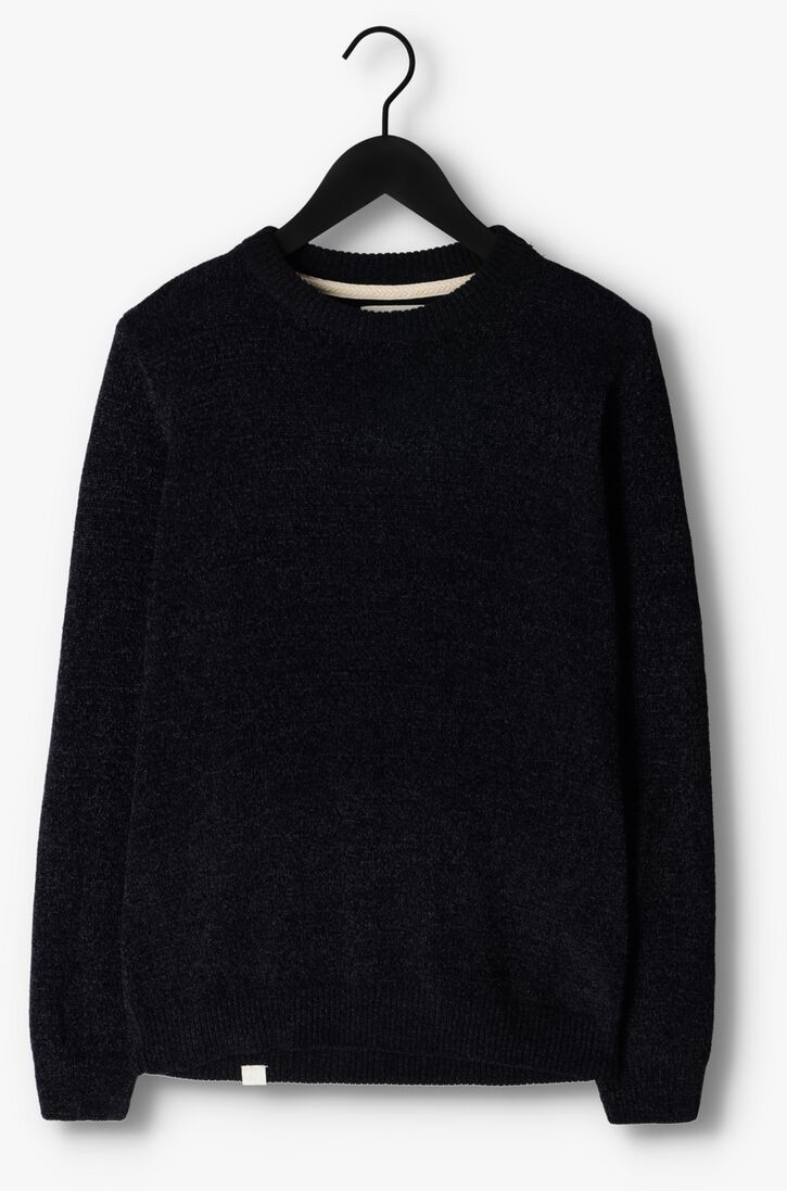 ANERKJENDT donkerblauwe anerkjendt trui aksune chenille knit