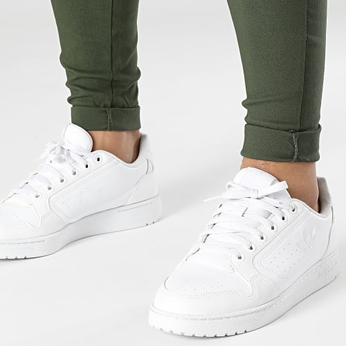 Lot De 2 Pantalons Chino Beige Vert Kaki