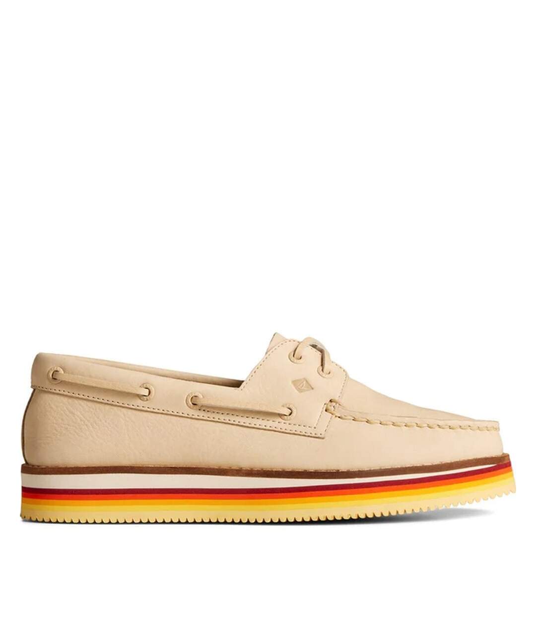 Sperry - Chaussures bateau AUTHENTIC ORIGINAL STACKED - Femme (Blanc cassé) - UTFS9980