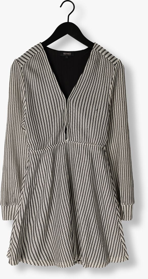 REFINED DEPARTMENT zwarte refined department mini jurk sheida