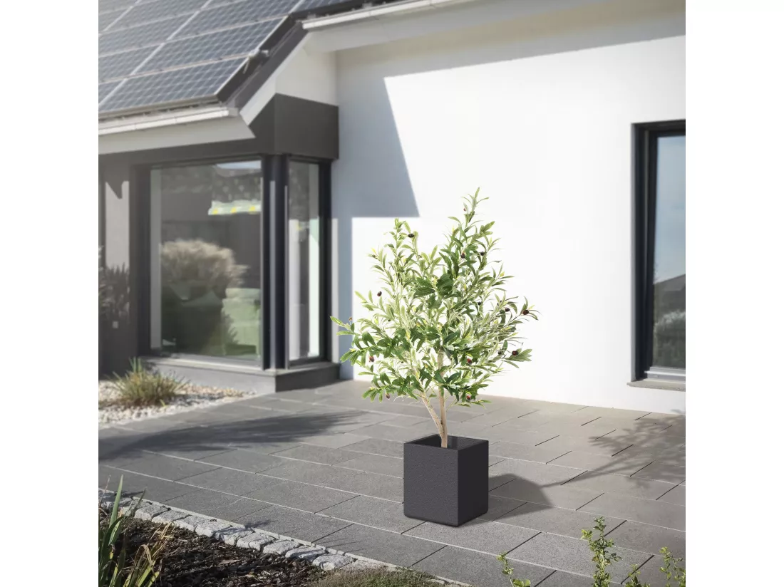 Olivier artificiel Plantes artificielles Arbre artificiel en pot 150 cm