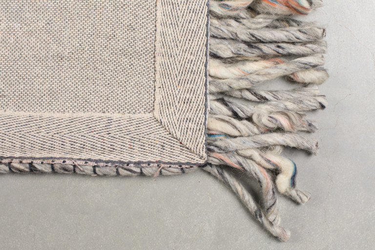 Zuiver Frills vloerkleed beige geel