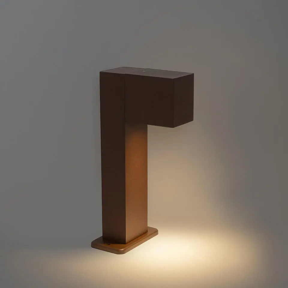Qazqa staande buitenlampen baleno bronskleurig gu10
