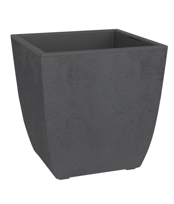 EDA Kunststoff-Pflanztopf Diva Basalt,