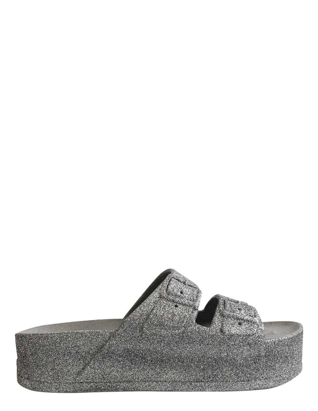 cacatoes Claquettes Compensées Femme Caipirinha Cool Grey