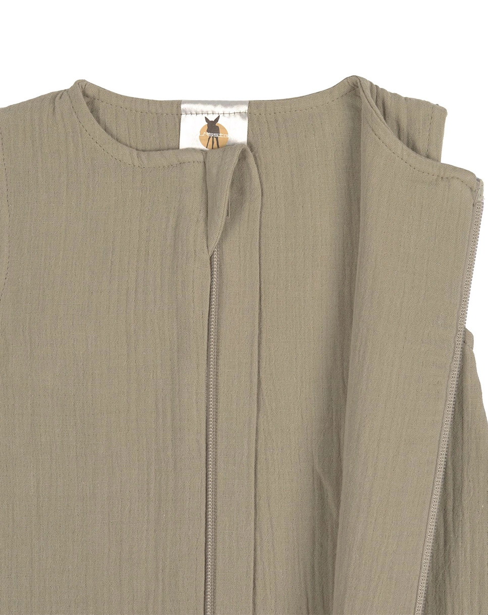 Sommerschlafsack COSY MUSLIN in olive
