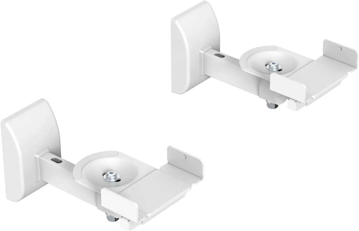 Norstone Bookshelves Wall Mount Blanc (la paire) Supports pour enceintes
