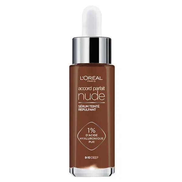 Sérum com cor e efeito volumizador True Match da L'Oréal Paris, tons 8 a 10 escuros, 30ml