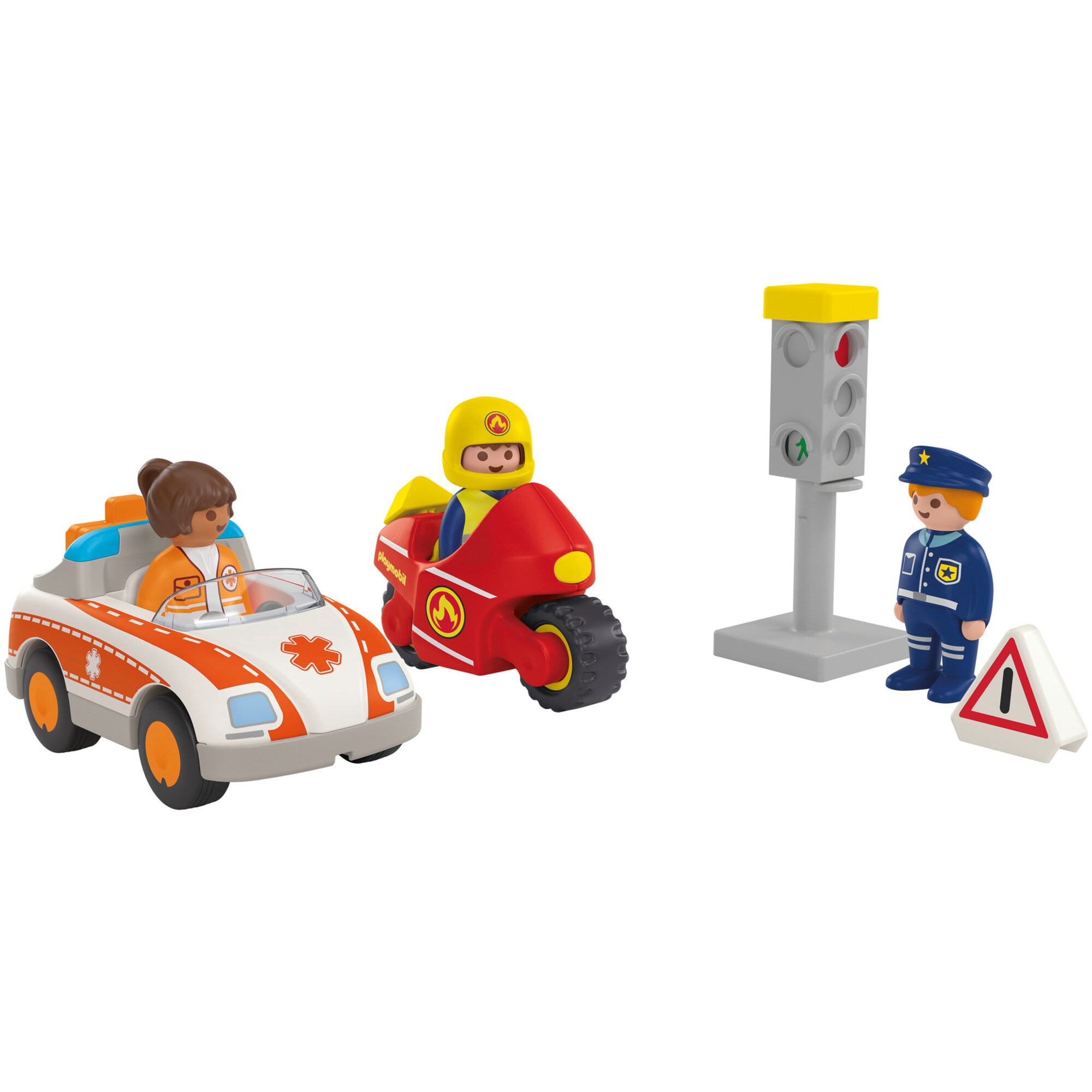 PLAYMOBIL Konstruktionsspielzeug Junior: Helden des Alltags