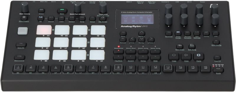 Elektron - Analog Rytm MKII - Drumcomputer - Zwart