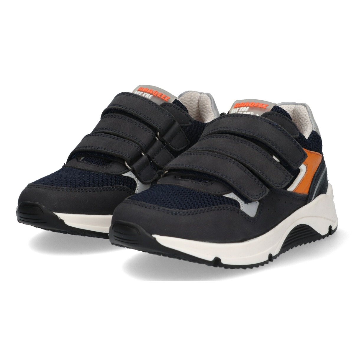 Chris Cool - Lage Sneakers Braqeez Blauw