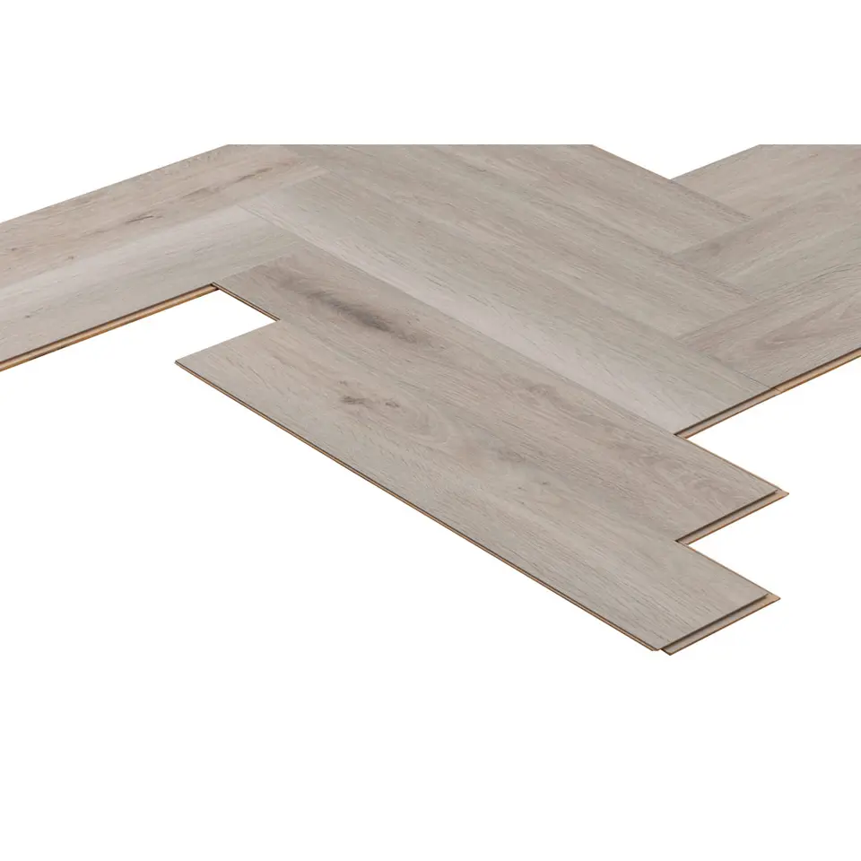 Laminaat Herringbone - visgraat grijs eiken