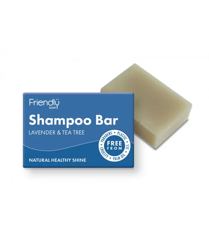 Friendly shampoo lavendel/tea tree - 95 g