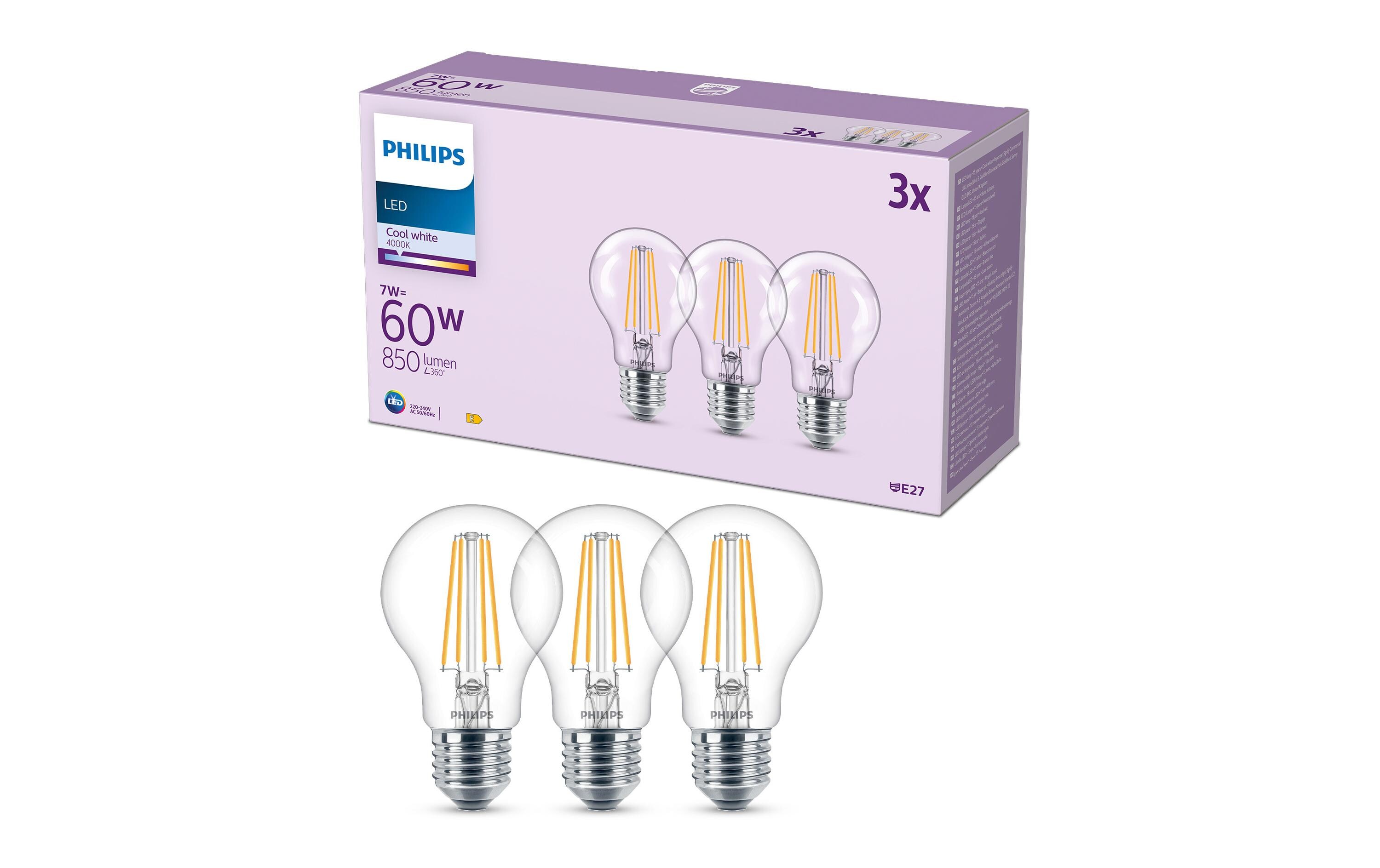 Lampe LED classic 60W A60 E27 CW CLND 3CT/4 EC NeutralweissClassic LED E27 Lampe
