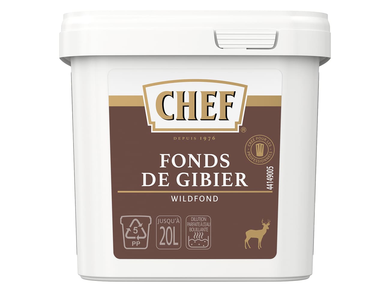 Fond de gibier déshydraté - 500 g - Chef®
