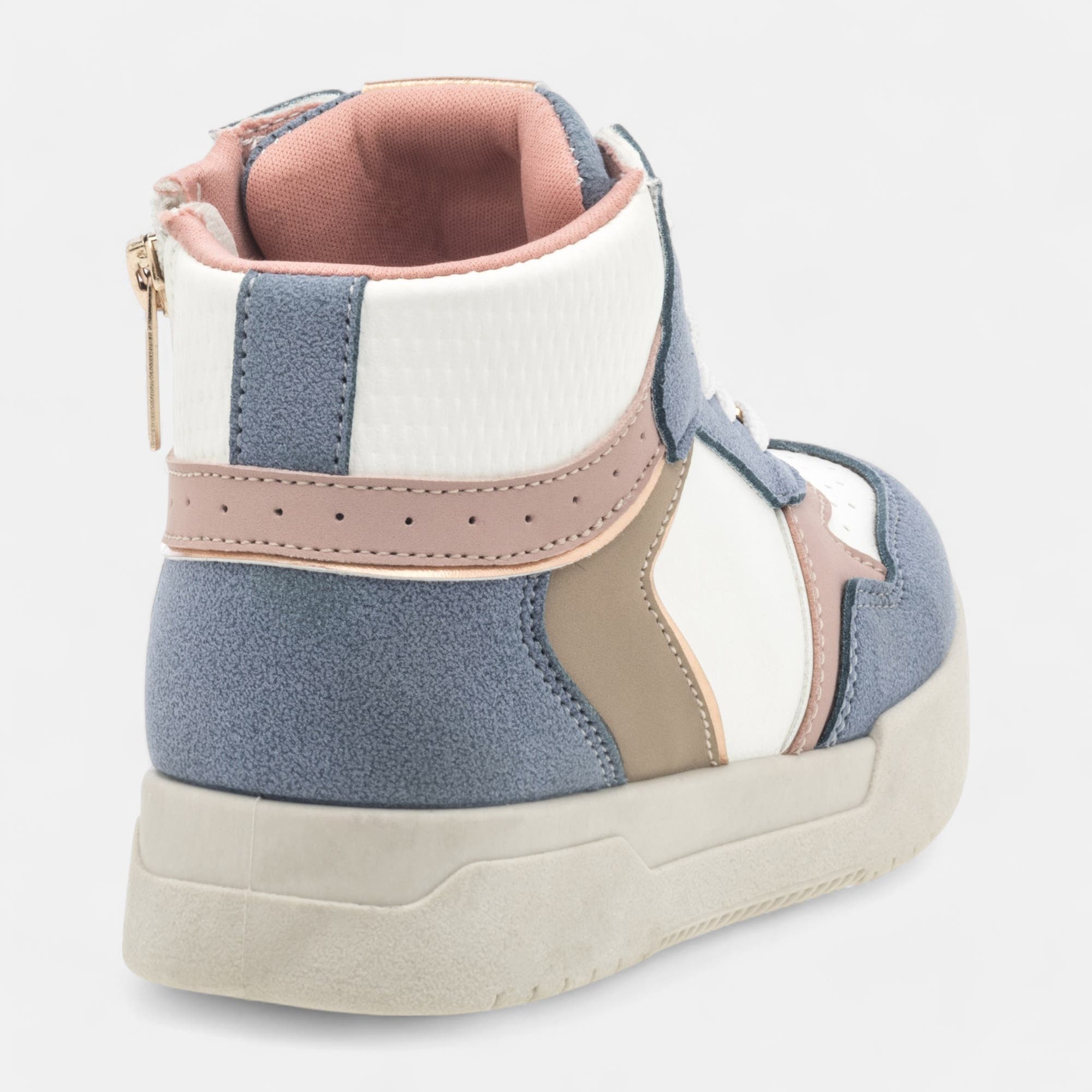 Baskets hautes Fille bleu